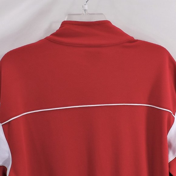 NWOT Umbro Mens Red & White Zip Up Varsity Sport Jacket M - Picture 10 of 14